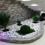تصميم ديكورات حجرية للممرات والجدران في الرياض